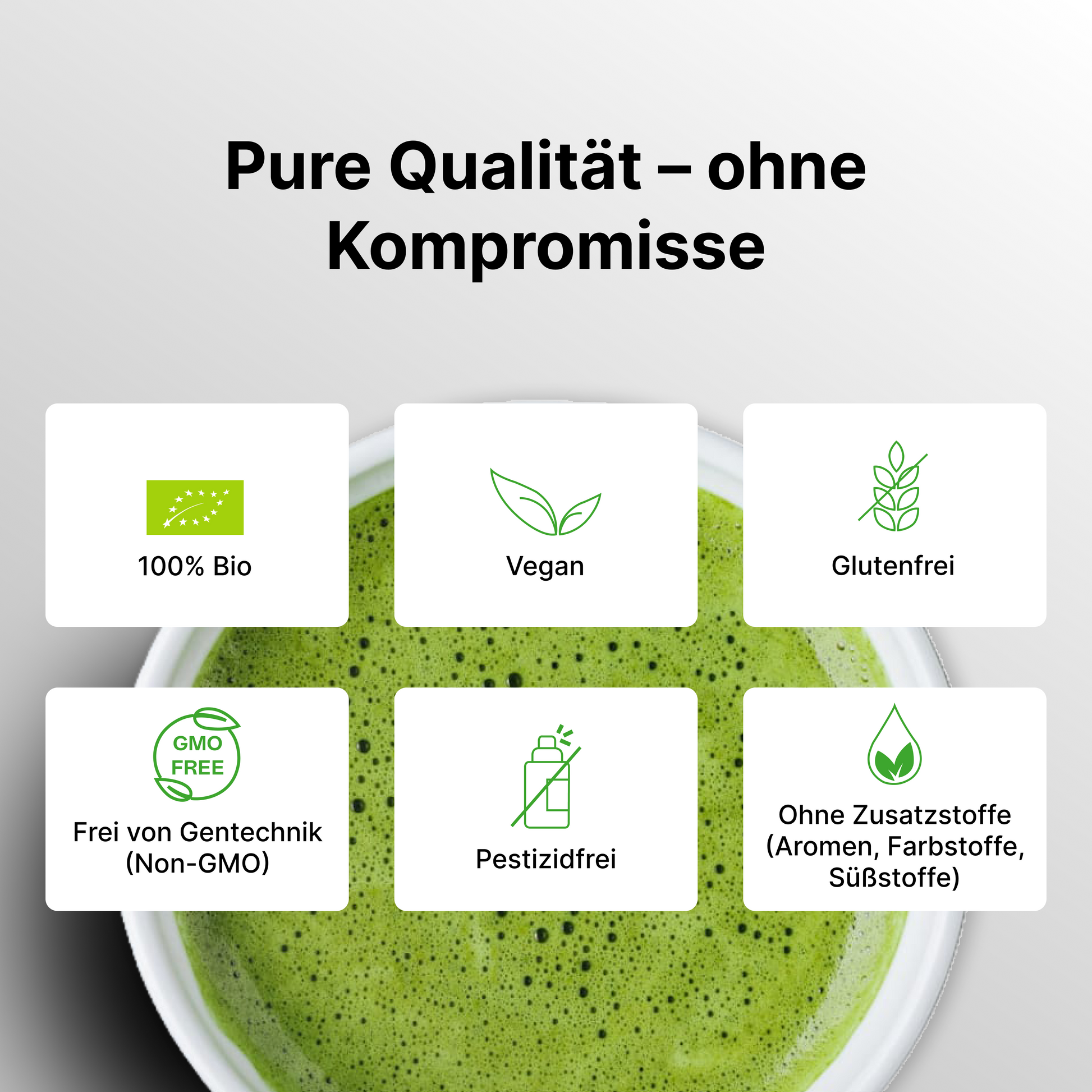 Bio Ceremonial Matcha – 100% Bio, vegan, glutenfrei, pestizidfrei, ohne Gentechnik und Zusatzstoffe für höchste Qualität