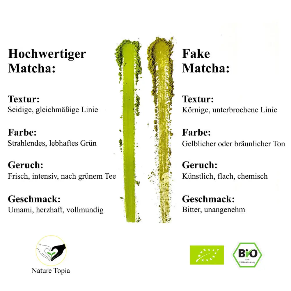 Bio Ceremonial Matcha im Violettglas 30g - Bio Matcha Tee – Ceremonial Grade