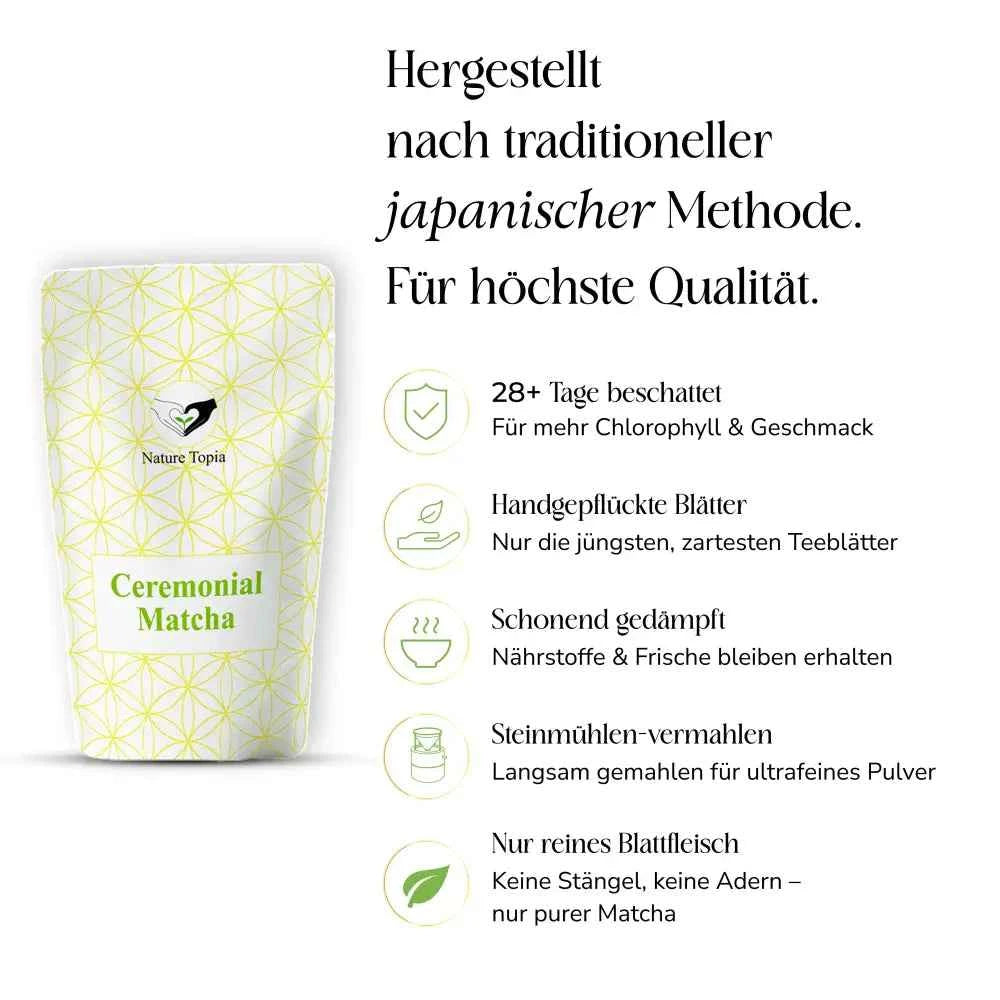 Bio Ceremonial Matcha im Doypack 30g