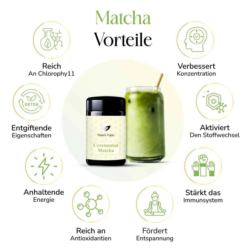 Bio Ceremonial Matcha im Violettglas 30g