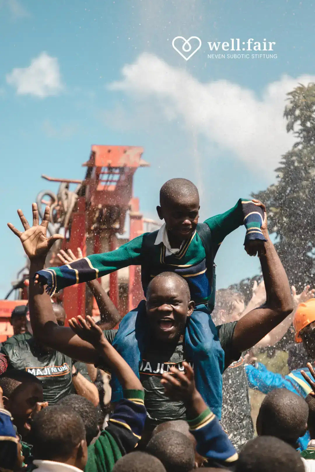 Brunnenbau durch Matcha, Stiftung well:fair