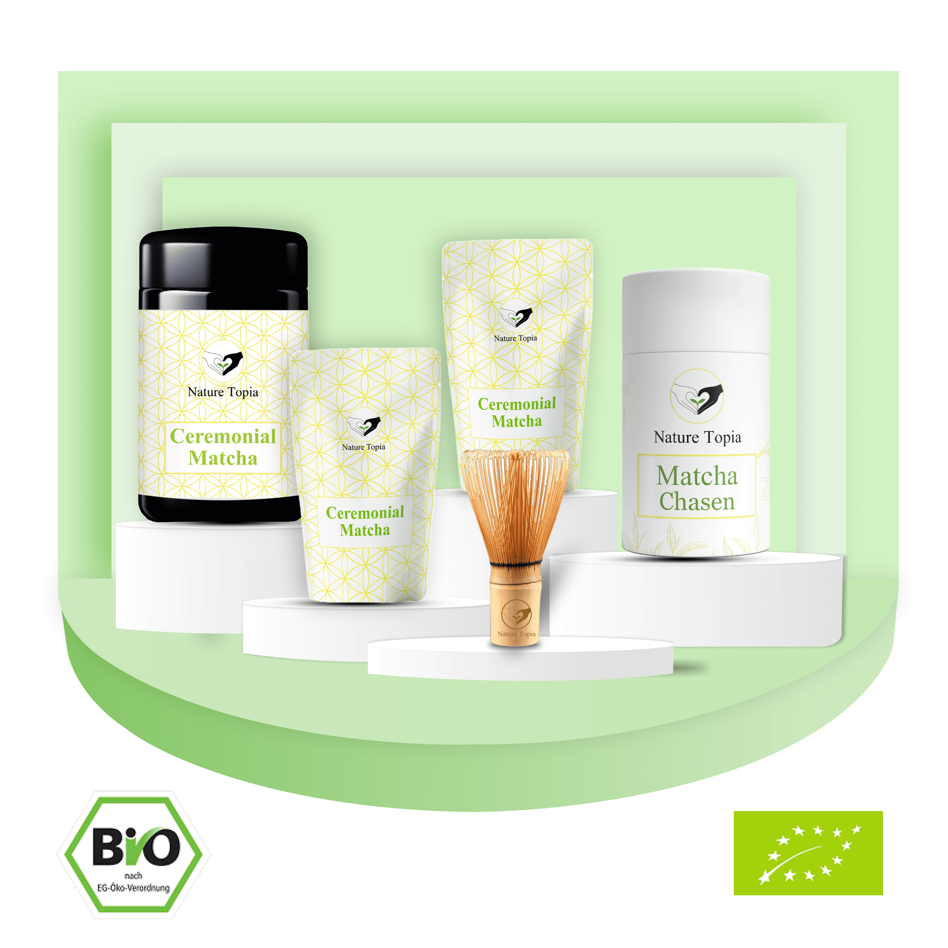 Matcha Bundle Glow – Bio Matcha Starter Set mit Matcha & Chasen