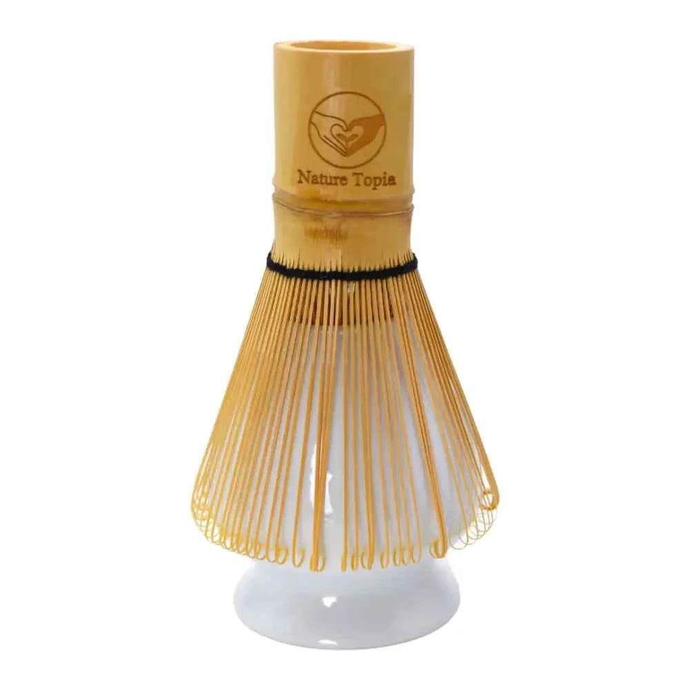 Matcha Chasen – Keramik Besenhalter, praktischer Halter für deinen Bambusbesen