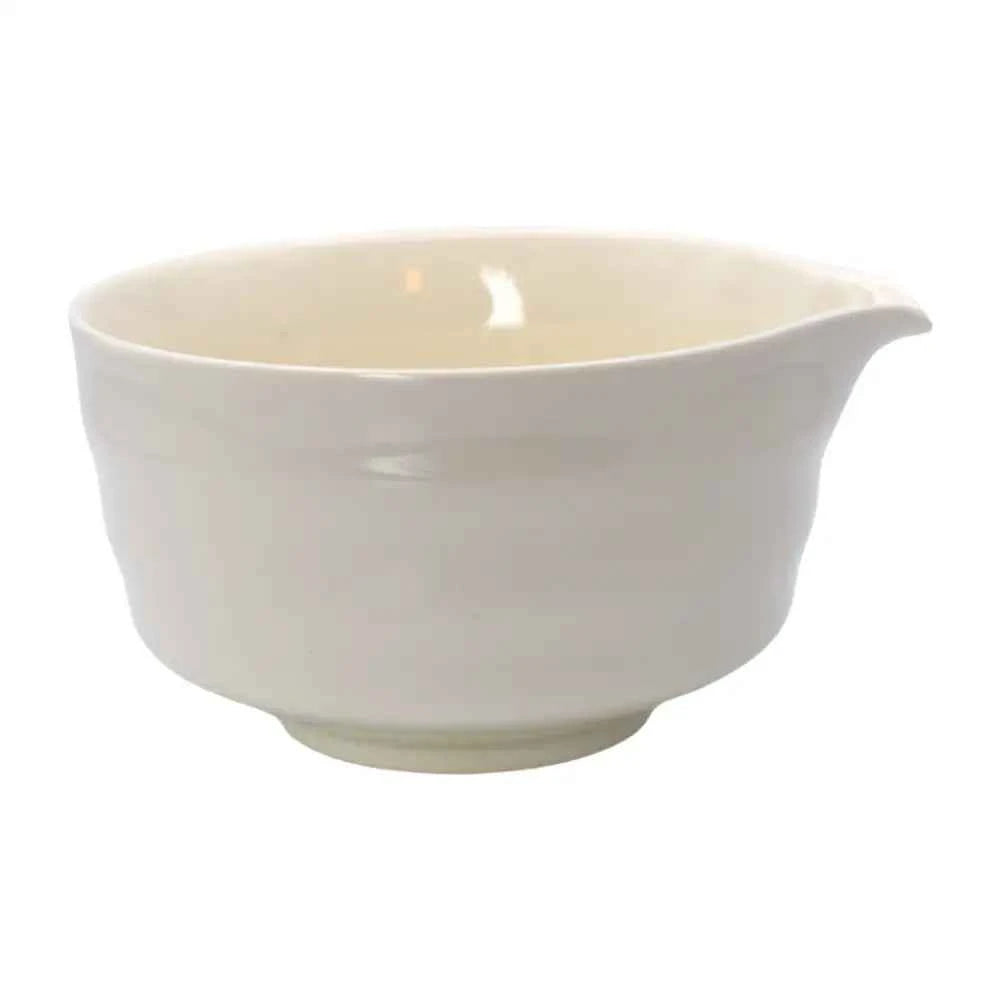 Matcha Keramik Schale – Weiße Chawan für japanische Teezeremonie und Matcha Zubereitung