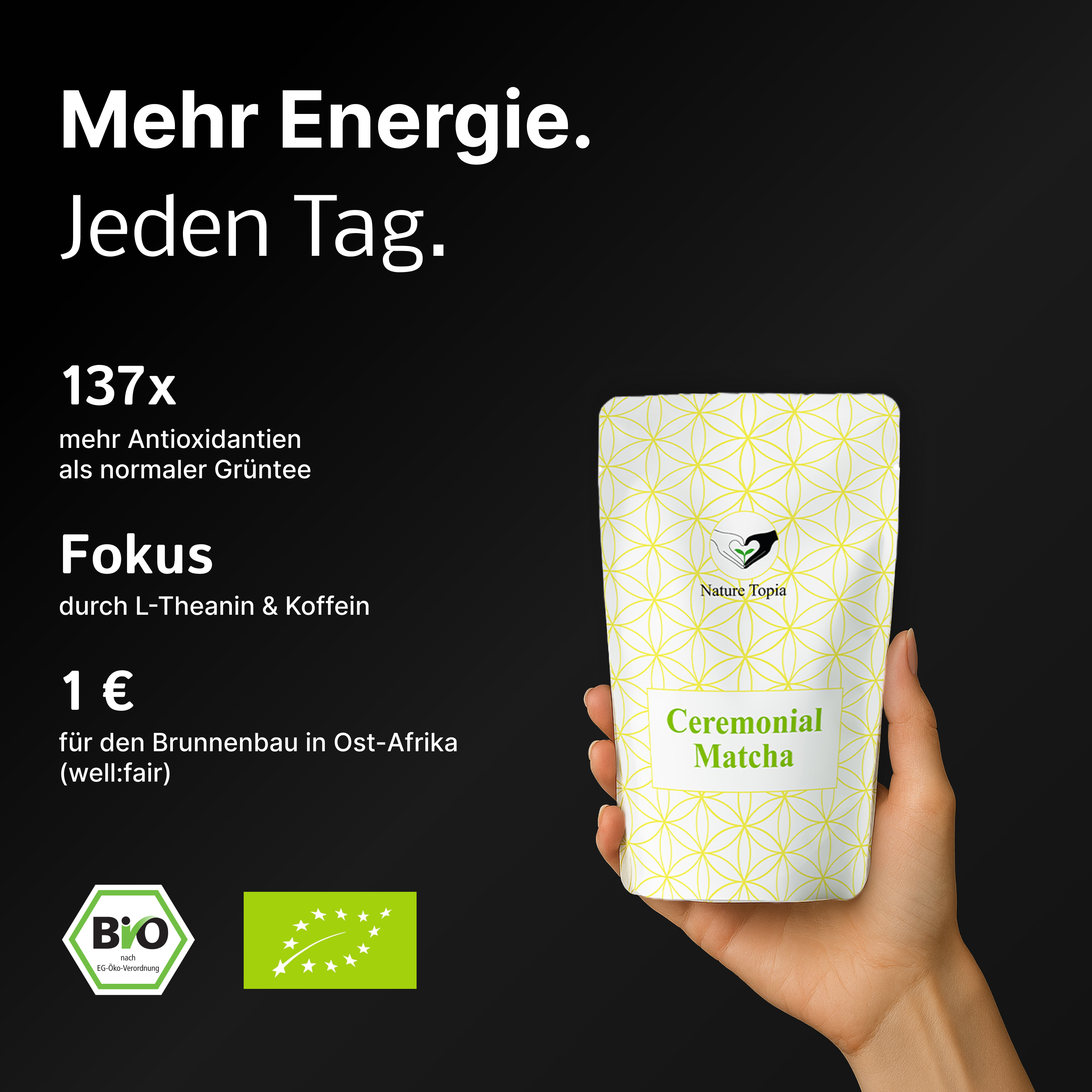 Matcha Pulver Bio – Double Green Love für hochwertigen Matcha-Genuss