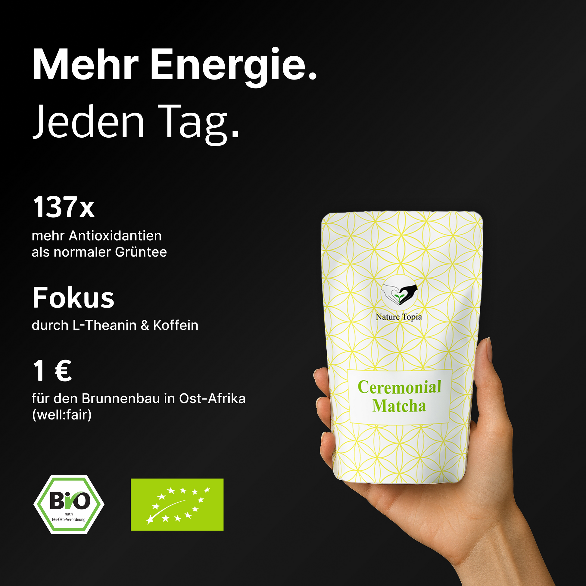 Matcha Pulver Bio – Double Green Love für hochwertigen Matcha-Genuss
